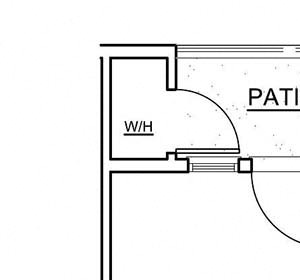 One bedroom one bath 568 square feet floor plan